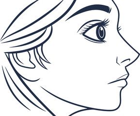 woman face