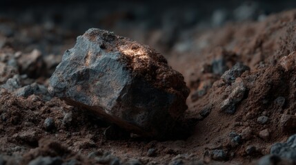 Fototapeta premium Ilmenite (Titanium Ore)