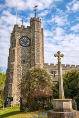 Saint Mary's Church in the Quaint Village of Chilham, England