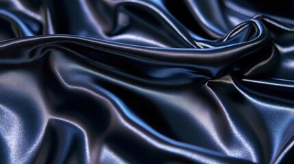 Wet silk with folds that shimmer in the light 