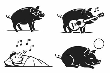 Obraz premium set of animals