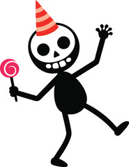 Halloween Silhouettes Vector Set – Ghosts, Witches, Pumpkins, Spooky Halloween Icons – Ghost, Bat, Witch Hat, Scary Pumpkin and Witch Flying, Witch, Cat, and Cauldron