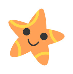 Cute star kids toy cartoon