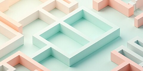 DEI, Diversity equity and inclusion concept. Equity Diversity Inclusion Belonging on solid background - An isometric pattern of colorful blocks