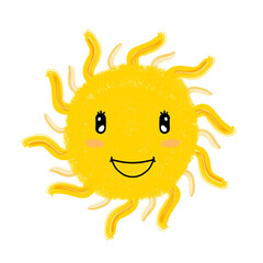 sun cartoon character