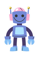 Cute robot kids toy cartoon