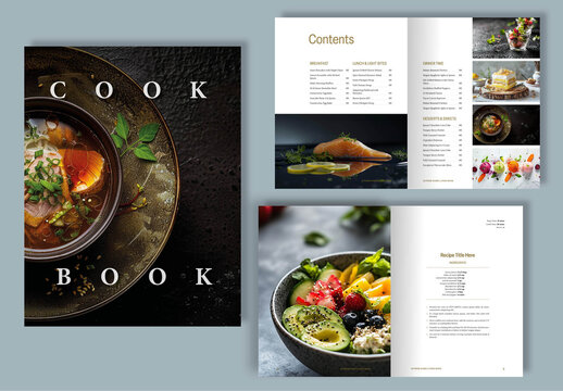 Modern Cook Book Layout