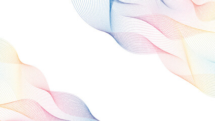 web波形デジタルイメージ背景　波形　破線　カラフルフレーム
Web waveform digital image background Waveform Dashed line Colorful frame
