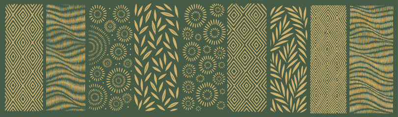 Earth Tone Tribal Patterns