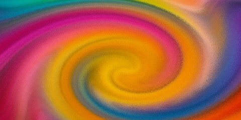 Obraz premium Abstract swirl with vibrant color spectrum