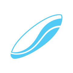surfing icon logo 