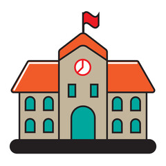building school color icon