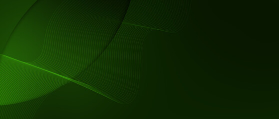 green background wavy metal pattern presentation template