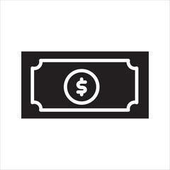 Money icon with dollar coin icon 3d rendering vector illustration