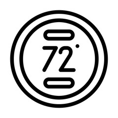 Smart Thermostat Icon