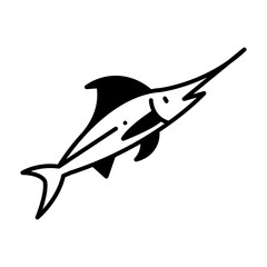 Swordfish Fish dualtone icon