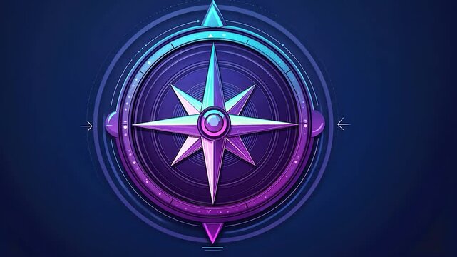 Futuristic compass graphic (3)