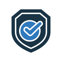 Protection mixed color icon