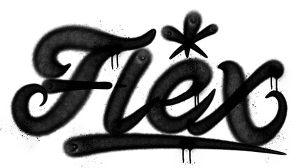 Graffiti tag of the word 