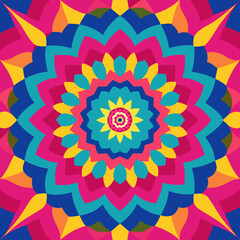seamless kaleidoscope mandala pattern   radial sym 