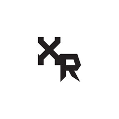 XR Alphabet  design modern futuristic Initial monogram sport logo alphabet esport gaming