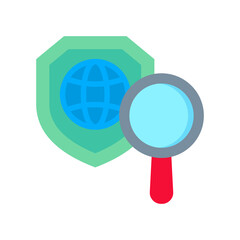 Safe Browsing flat color icon