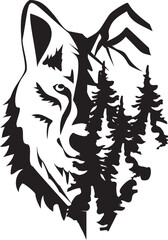 Vector Wolf Head