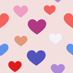 seamless valentine s hearts pattern   hearts 