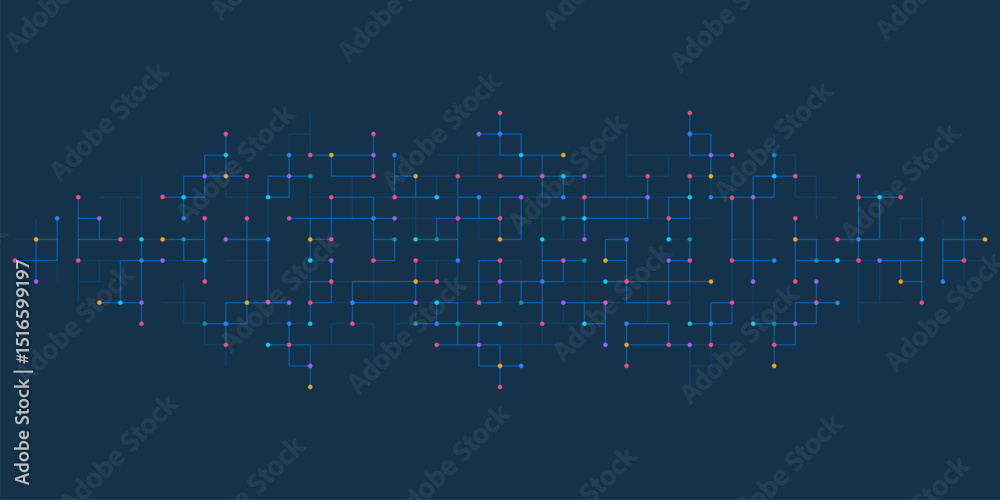 Poster Minimalistic vector texture with linear squares pattern. Creative idea of modern design with abstract geometric background