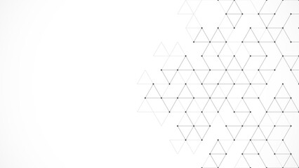 Creative idea of modern design with abstract geometric background. Minimalistic vector texture with linear pattern