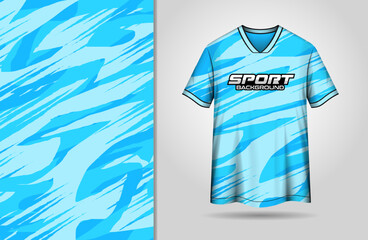 Sport jersey mockup with orange abstract background