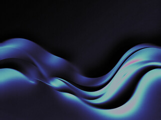 Abstract blurred wavy grainy gradient background texture. Digital grain dust soft noise effect pattern. Lo-fi vintage retro fluid colors. For poster, website, app, prints, flyer or music album cover