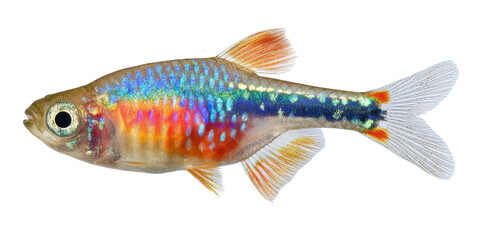 Fototapeta premium Vibrant Rainbow Fish A Stunning Aquatic Creature
