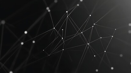 Abstract network of lines and dots (1)