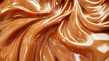 Swirling Caramel Texture Abstract Food Photography, Caramel, Candy, Dessert Caramel, Food Photography