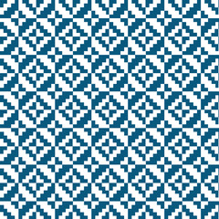 Fototapeta premium Green and White Pixel Set of seamless patterns with hearts.Design style that draws inspiration from digital graphics, 8-bit video games, and computer art.