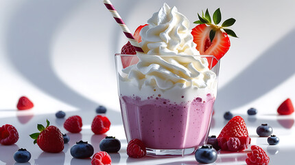 yogurt with berries