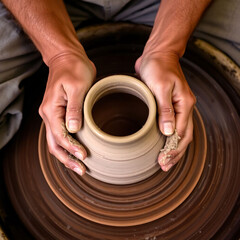 hands of a potter