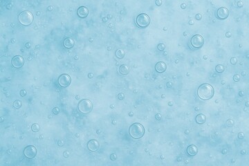 Water Bubble Texture Surface in Aqua Blue