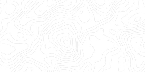 Modern design with White background with topographic wavy pattern design.Topographic map background geographic line map with elevation assignments. paper texture Imitation of a geographical map shades