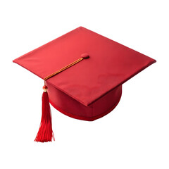 graduation cap illustration isolated on a transparent background