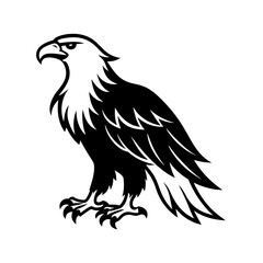 eagle silhouette vector art