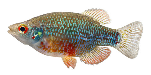 Vibrant Freshwater Fish Sparkling Scales and Stunning Colors