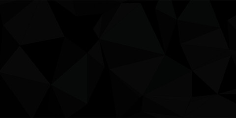 Obraz premium Abstract background of polygons on black and clear textures in studio