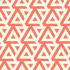 Abstract seamless geometric pattern from triangular shapes -vector eps8