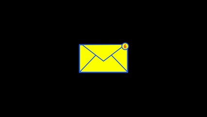 messenger app icon with five notifications badge.