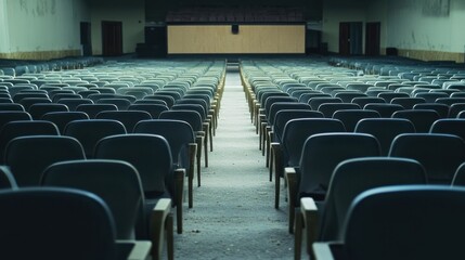 Fototapeta premium Empty Auditorium Seats.