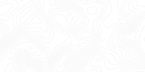 Modern design with White background with topographic wavy pattern design.Topographic map background geographic line map with elevation assignments. paper texture Imitation of a geographical map shades