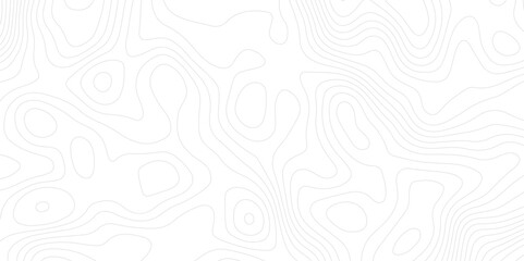 Modern design with White background with topographic wavy pattern design.Topographic map background geographic line map with elevation assignments. paper texture Imitation of a geographical map shades