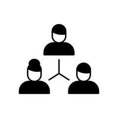 Leadership Boss Icon – Entrepreneur, CEO, Business Management, Team Leader Vector Graphic